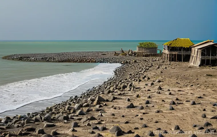 해양 온난화 - **Prompt 2: A Fisherman's Empty Hope**
    "A poignant, realistic portrait of an elderly Pakistani f...
